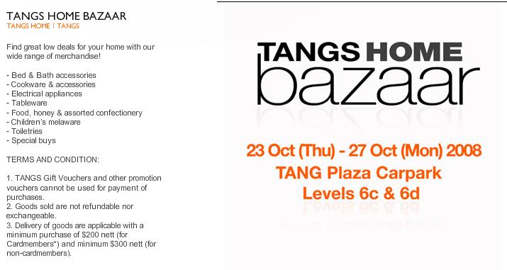 TANGS Home Bazaar